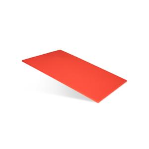 Доска разделочная 500х350х18 красная пластик